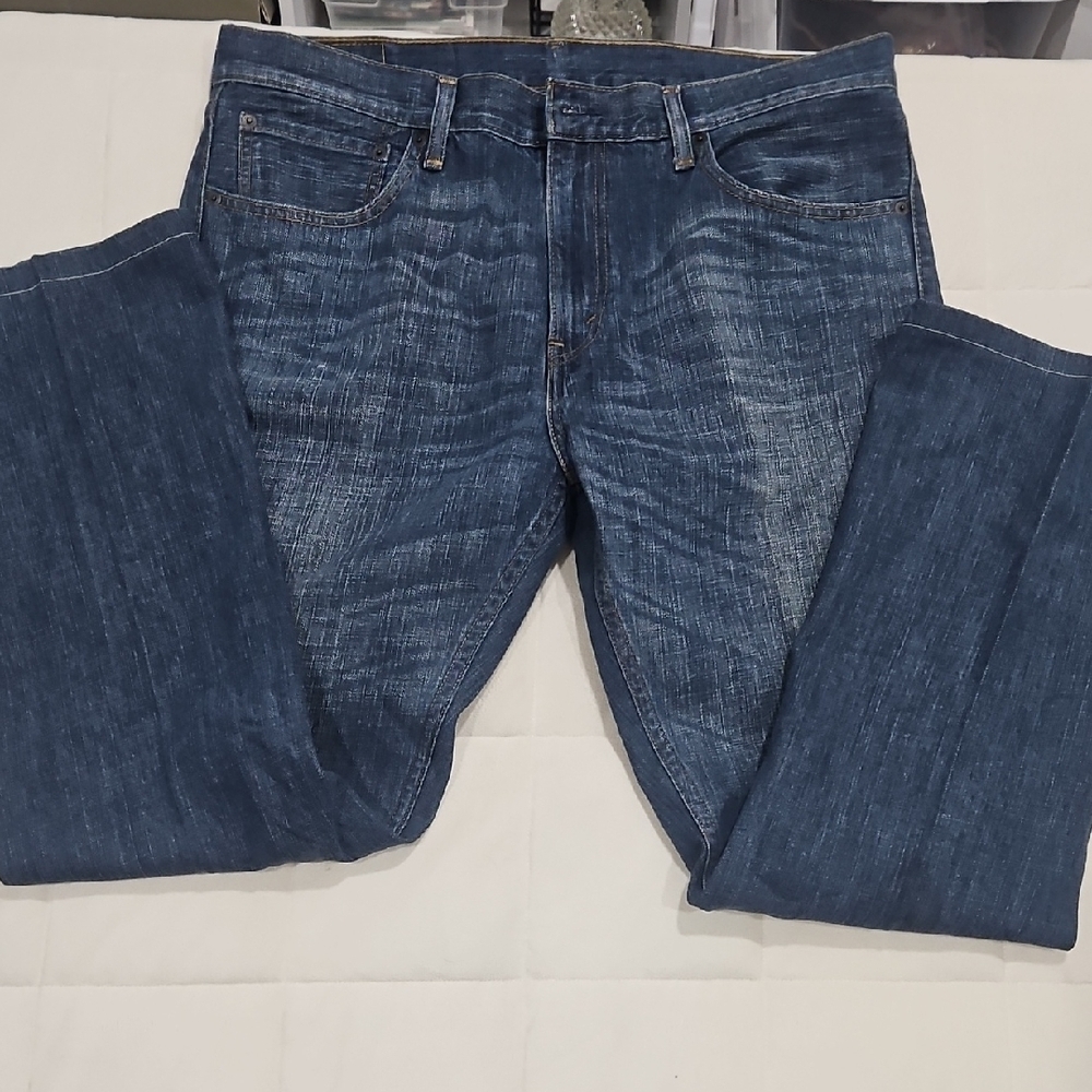 Levi's Classic Indigo Straight Men's Jeans - Picture 1 of 6